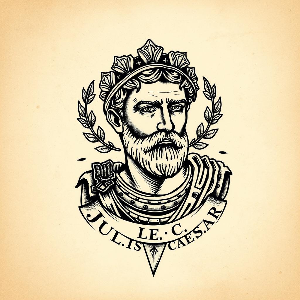Julius Caesar tattoo Julius Caesar tattoo