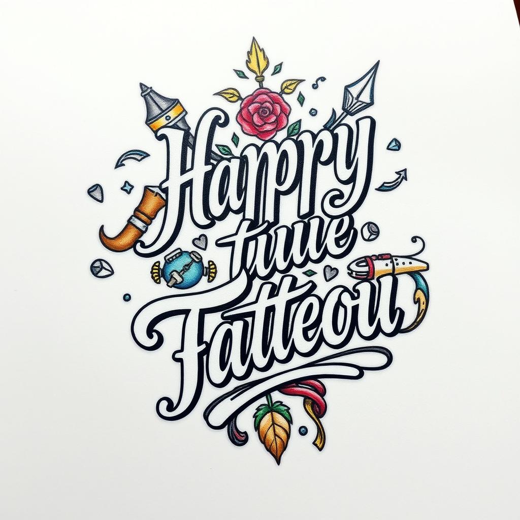 Typography tattoo Typography tattoo