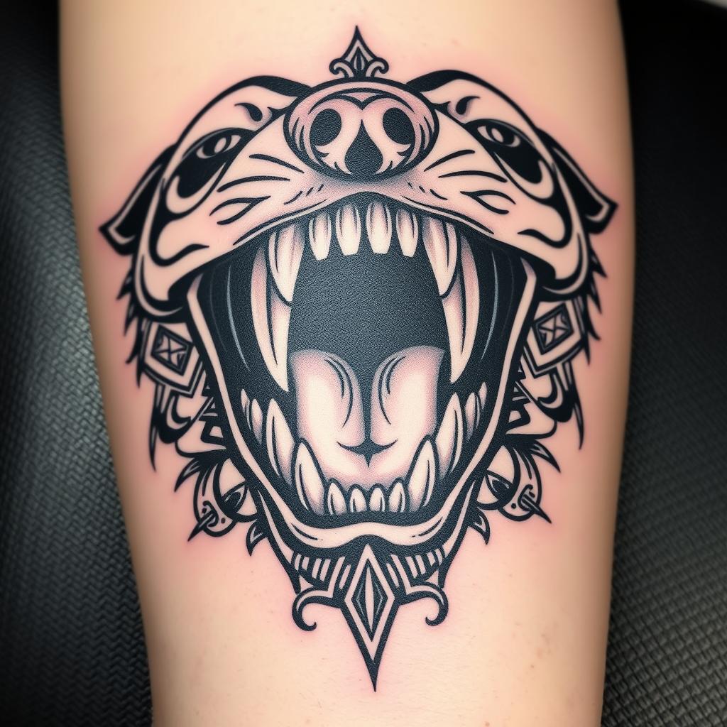 dog tooth designs tattoo dog tooth designs tattoo