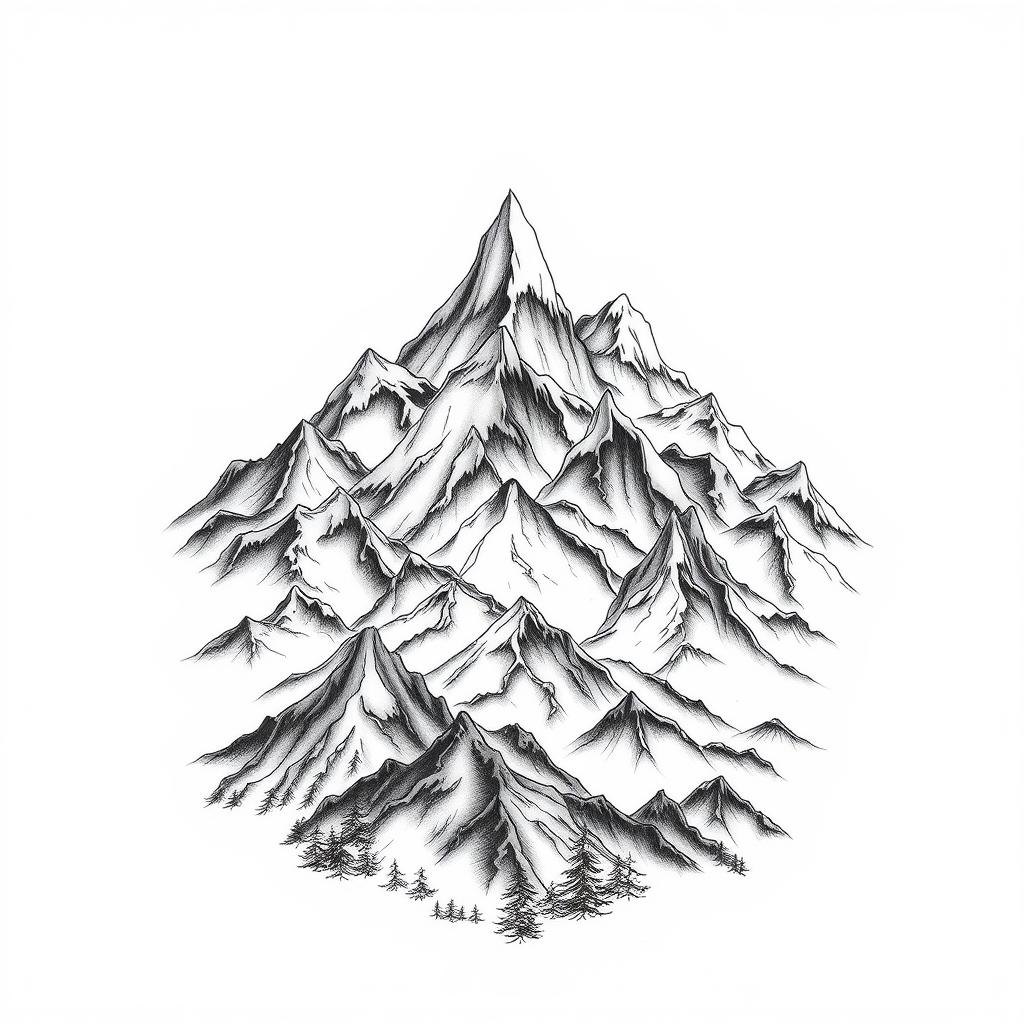 mountain tattoo mountain tattoo