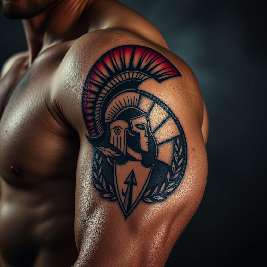 spartan warrior tattoos spartan warrior tattoos