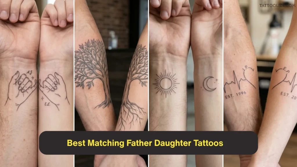 Best Matching Father Daughter Tattoos