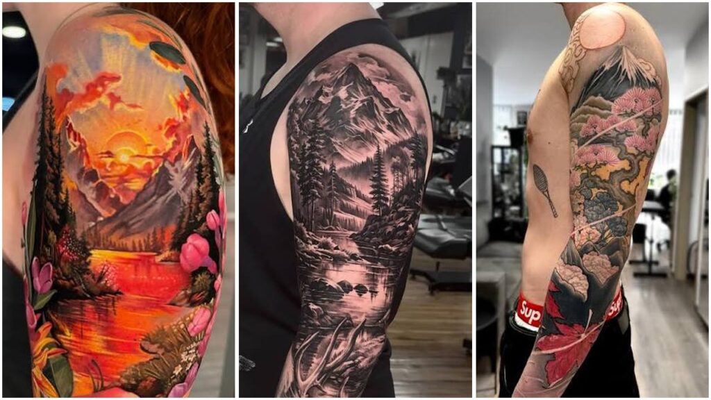 18 Nature Tattoo Sleeves That Bring the Wild to Your Arm