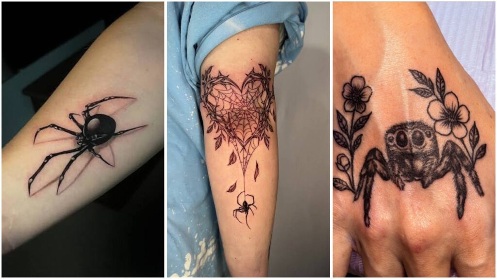 16 Spider Tattoos That Prove Bold Ink Can Look Stunning