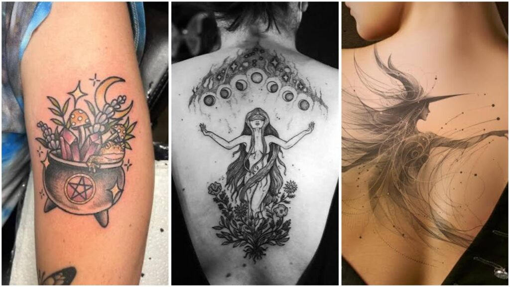 12 Witch Tattoos That Prove Dark Magic Looks Stunning on Skin